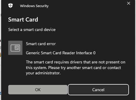 smart card check failed|Windows 11 smart card error .